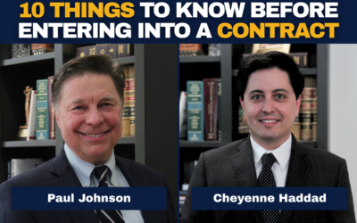 10 Things to Know Before Entering Into a Contract