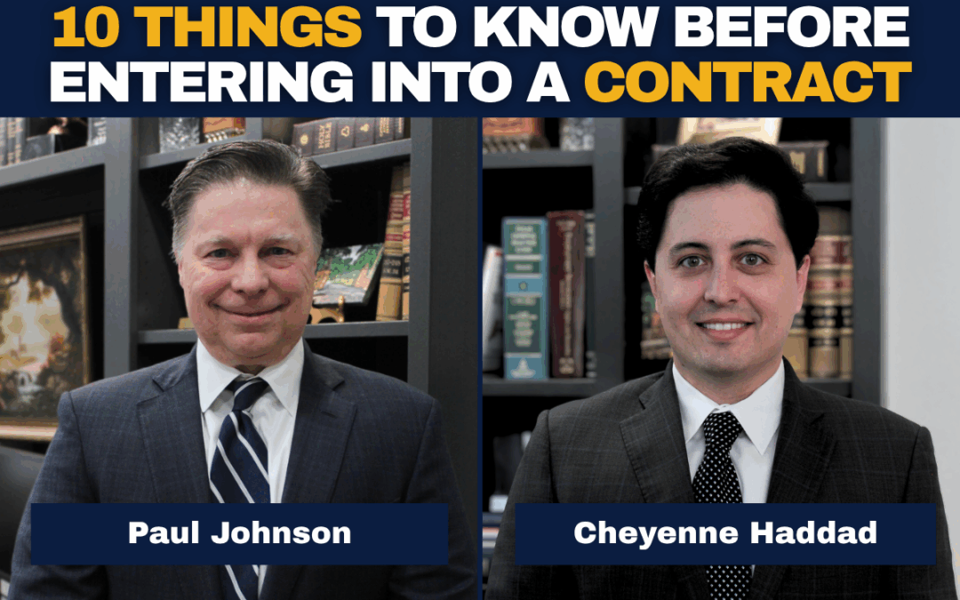 10 Things to Know Before Entering Into a Contract